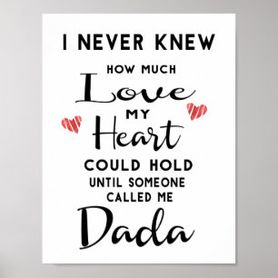 Poster Je Ne Savais Jamais Combien D'Amour Mon Coeur Pouv