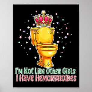 Poster Je ne suis pas comme les autres filles J'ai des hé