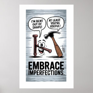 Poster "Je ne suis pas en forme" Outil amusant HumourMoti