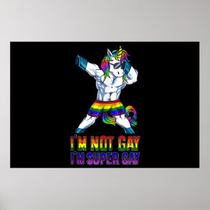 Poster Je ne suis pas gay, je suis Super gay