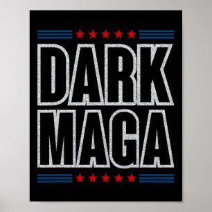 Poster Je ne suis pas juste dans l'obscurité Trump 2024 É