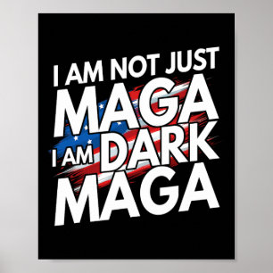 Poster Je ne suis pas juste Méga, je suis Dark Mega Trump