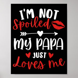 Poster Je ne suis pas Silé Mon Papa m'aime fille fils fam