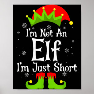 Poster Je ne suis pas un elfe je suis juste petit Funny N
