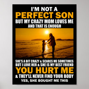 Poster Je ne suis pas un fils parfait mais ma mère folle 