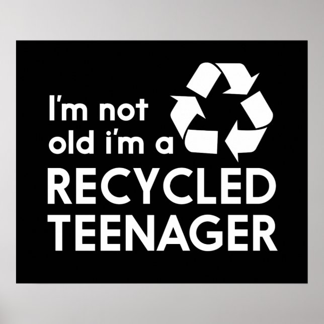 Poster Je ne suis pas vieille, je suis une adolescente Re (Devant)