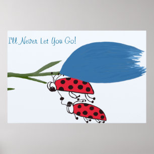 Poster Je ne vous laisse jamais partir copie