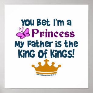 Poster Je parie que je suis une princesse