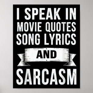 Poster Je Parle Dans Les Citations De Film Chansons Parol