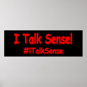 Poster "Je Parle Sens" Joli Design. Acheter maintenant