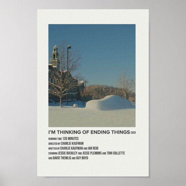 Poster Je pense à mettre fin aux choses 2020 (Devant)