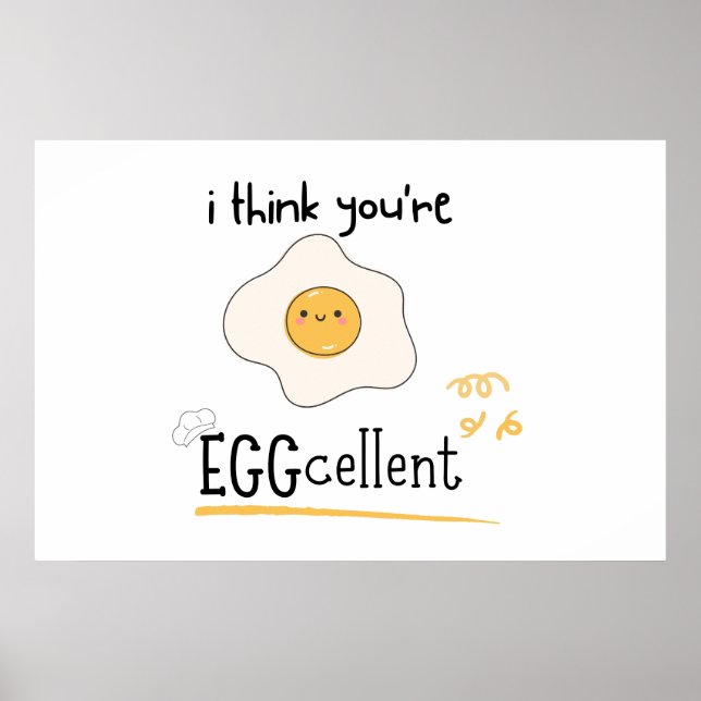Poster je pense que vous êtes EGGcellent (Devant)