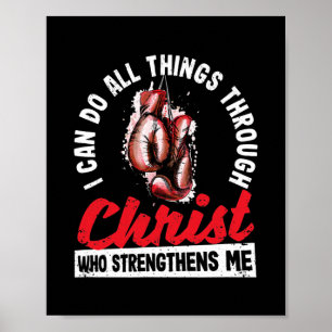 Poster Je Peux Faire Tout Par Le Christ Qui