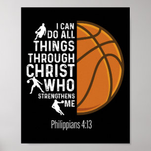 Poster Je peux faire toutes choses par Christ - Joueur de