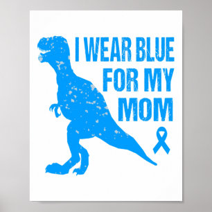 Poster Je Porte Du Bleu Pour Ma Mère Toddler De Sensibili