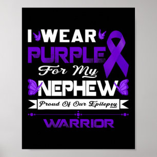 Poster Je Porte Du Purple Pour Ma Fière Népalaise De Notr