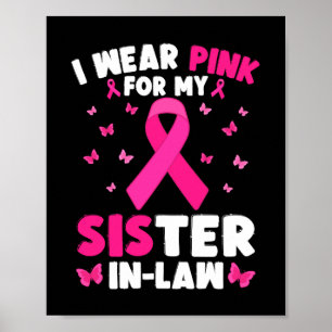 Poster Je Porte Du Rose Pour Mon Cancer Du Sein De La Soe