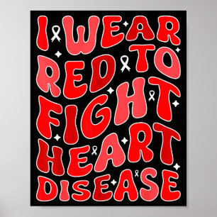 Poster Je porte du rouge pour combattre le guerrier de la