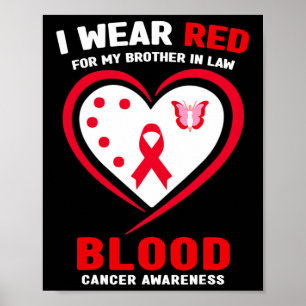 Poster Je Porte Du Rouge Pour Mon Beau Frère Contre Le Ca