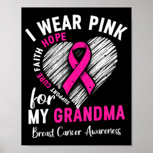Poster Je porte Nk pour la sensibilisation au cancer du s