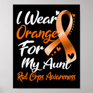 Poster Je Porte Orange Pour Ma Tante Rsd Crps Sensibilisa