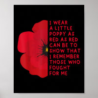 Je Porte Un Peu De Pavot Comme Red-patriotique, Ét