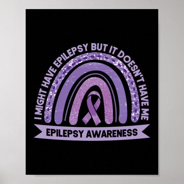 Poster Je Pourrais Avoir Une Sensibilisation À L'Épilepsi (Devant)