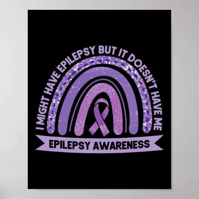 Poster Je Pourrais Avoir Une Sensibilisation À L'Épilepsi (Devant)