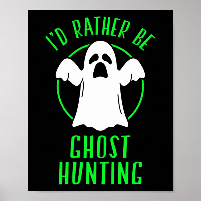 Poster Je préfère être la chasse aux fantômes Paranormal (Devant)