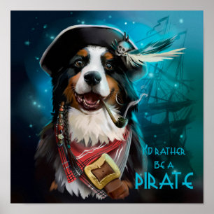 Poster Je préférerais être un pirate