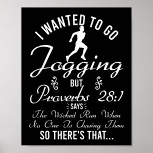 Poster Je Recherchée De Faire Du Jogging Mais Proverbes R