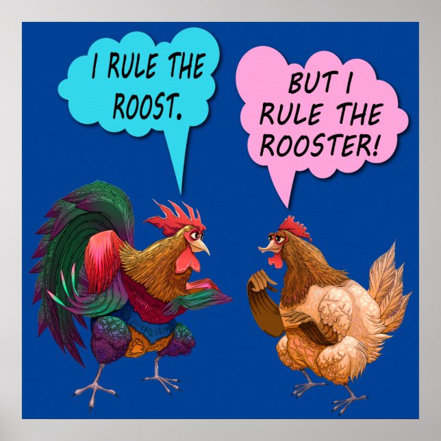 Poster Je règle l'affiche du roost (Devant)
