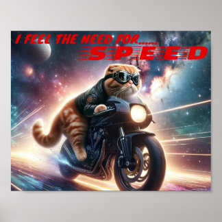 Poster Je ressens le besoin, le besoin de vitesse