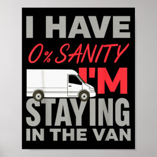 Poster Je reste dans la camionnette Funny Phasmophobia Ma