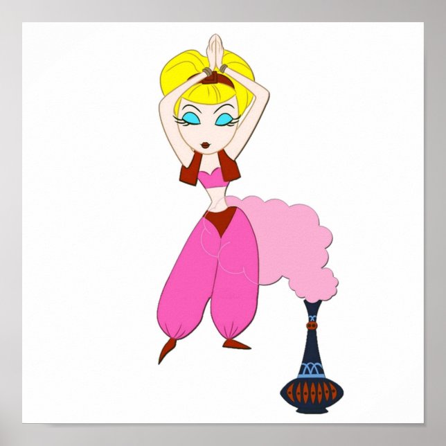 Poster Je rêve de Jeannie (Devant)