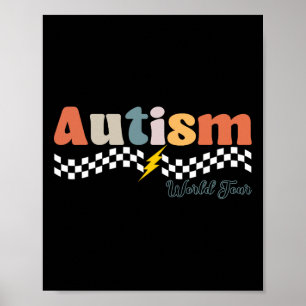 Poster Je Rock Spectrum Autism World Tour Autism Aware