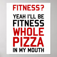 Je serai Fitnees Pizza entière dans ma bouche