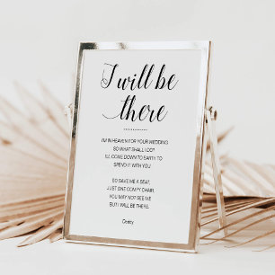 Poster Je Serai Là, Sauvons-Moi Un Siège En Mémoire Maria