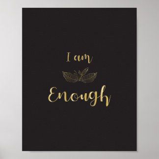 Poster Je suis assez - 8"x10"