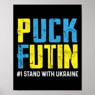 Poster Je suis avec l'Ukraine, arrêtez Poutine Ukraine Uk