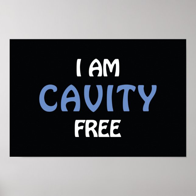 Poster Je suis Cavity Free (Devant)