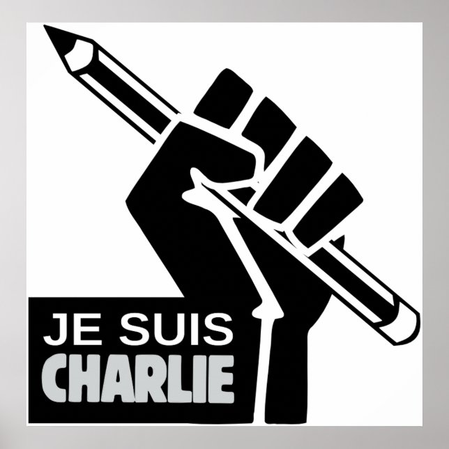 Poster Je suis Charlie (Devant)