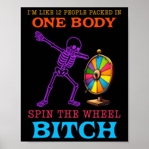 Poster Je suis comme 12 personnes empaquetées dans une se