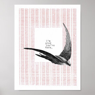 Poster je suis content que vous soyez ici