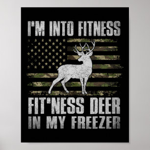 Poster Je suis dans Fitness Fitness Deer dans My Freezer 