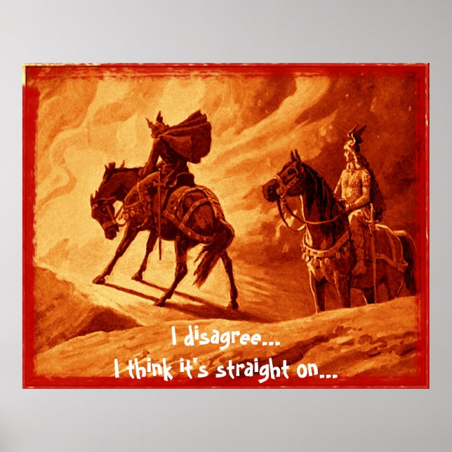 Poster Je suis en désaccord... (Devant)