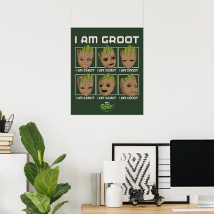 Poster Je Suis Groot Moods