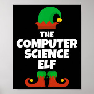 Poster Je suis la famille de lutins de science informatiq