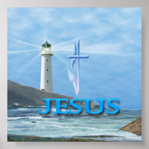 Poster Je suis la lumière du monde Jean 8:12