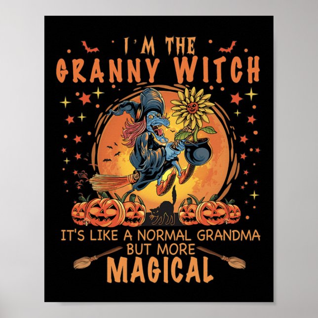Poster Je suis la sorcière de grand-mère comme un coulis  (Devant)